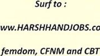 UK pervert gets cock punished by girl - porn video