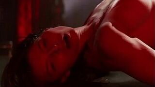 Jessica Biel Striptease and Nude in Powder Blue - porn video
