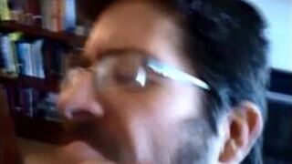 getting fucked by one stranger then sucking a second one - porn video