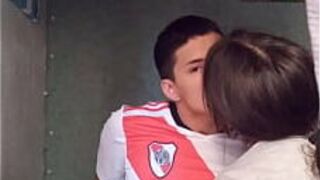 footballer is masturbated and swallowed with his mouth - porn video