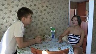 Kinky spectacled chap holds hand - porn video