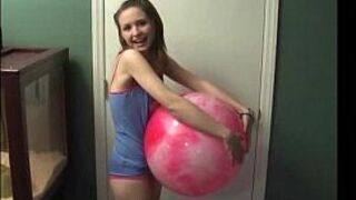 Cute teen Kitty reading a magazine - porn video