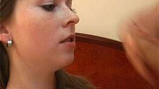 German teen girl fucked for the first time - porn video