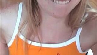 Cute Blonde Gloria Shows It All On Webcam - porn video